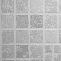 Wickes  Contour Earthen Grey Tile Effect Kitchen & Bathroom Wallpape