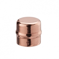 Wickes  Primaflow Copper Solder Ring End Cap - 15mm Pack Of 2