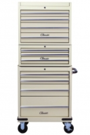 Wickes  Hilka Classic 11 Drawer Mobile Combination Unit - Cream