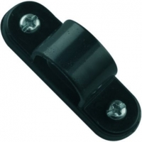 Wickes  Wickes Conduit Spacer Bar Saddle - Black 20mm Pack of 5