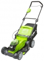 Wickes  Greenworks Cordless Li-ion Lawn Mower 40V with 2 x 2Ah Batte