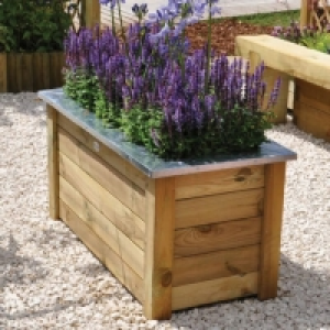 Wickes  Forest Garden Cambridge Planter - 500mm x 1m