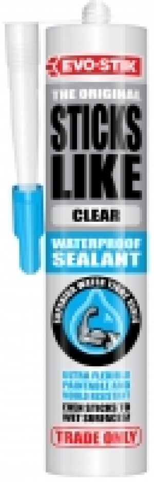 Wickes  Evo-Stik Sticks Like Waterproof Sealant Clear 290ml