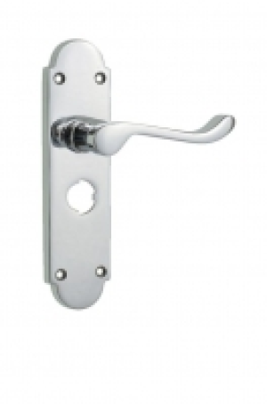 Wickes Vancouver Victorian Shaped Privacy Door Handle - Chro