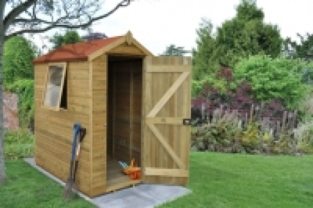 Forest Garden 6 x 4ft Tongue & Groove Apex Pressure Treated