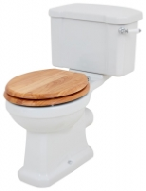 Wickes Oxford Traditional Close Coupled Toilet Pan, Cistern