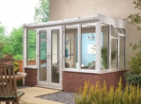 Wickes  Wickes Lean To Dwarf Wall White Conservatory - 15 x 12ft