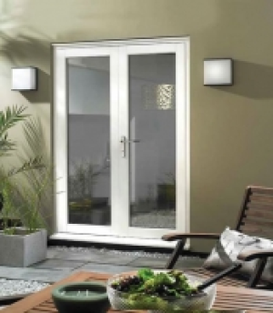 Wickes  Wickes Burman Slimline White French Door - 1790mm