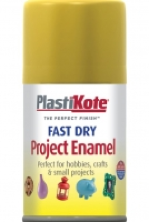 Plastikote Fast Dry Enamel Aerosol Spray - Antique Gold 100m