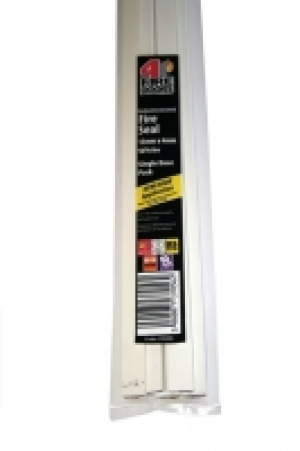 4FireDoors Intumescent Fire Seal - White 15 x 4mm Single Doo