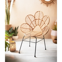 BMStores  Lush Paradise Flower Chair