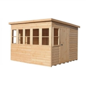 Not Included Shire 8 x 8ft Sun Pent shed - Including Installation