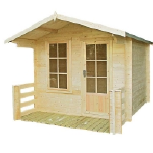 Installation Service Included Shire 9 x 9ft Maulden Log Cabin - Including Installation