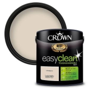 Homebase Crown Easyclean Crown Easyclean 200 Wheatgrass Matt Paint - 2.5L