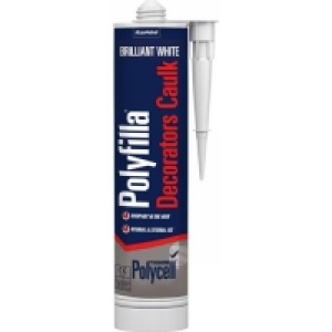 Polycell Trade Decorators Caulk White Cartridge - 380ml