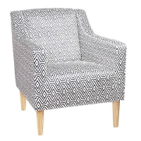 Homebase Self Assembly Required Georgie Geo Armchair