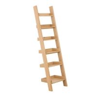 Homebase Self Assembly Required Ashstead Ladder Shelf - Oak