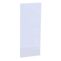 Homebase Self Assembly Required Fitted Bedroom Slab 5 Drawer Chest Front - White