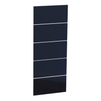 Homebase Self Assembly Required Fitted Bedroom Slab 5 Drawer Chest Front - Navy Blue