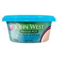Morrisons  John West Fridge Pot No Drain Tuna Steak in Brine
