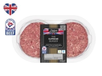 Lidl  Deluxe 2 Supreme British Beef Bone Marrow Burgers
