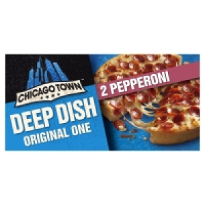 Iceland  Chicago Town Fully Loaded Deep Dish Pepperoni Pizzas 2 x 155