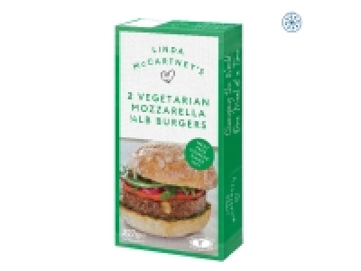 Lidl  Linda McCartneys 2 Vegetarian Mozzarella 1/4lb Burgers