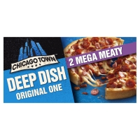 Iceland  Chicago Town Fully Loaded Deep Dish Mega Meaty Pizzas 2 x 15