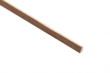Wickes Dark Hardwood Glass Bead Moulding - 15mm x 20mm x 2.4