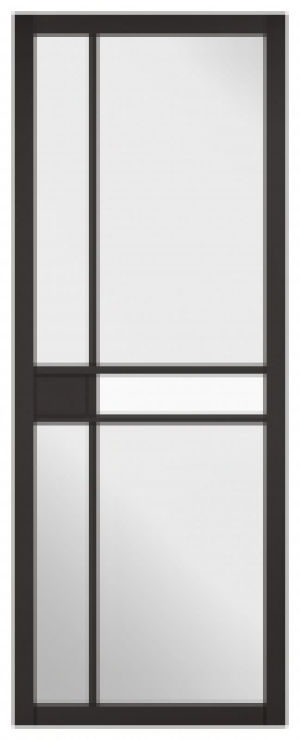 LPD Internal Greenwich 5 Lite Primed Black Solid Core Door -