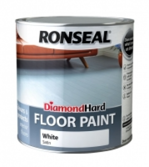 Ronseal Diamond Hard Floor Paint - Satin White 2.5L