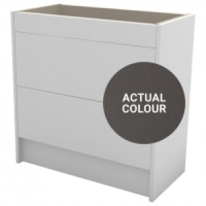 Wickes  Duarti By Calypso Cascade 800mm Slimline 2 Drawer Floor Stan