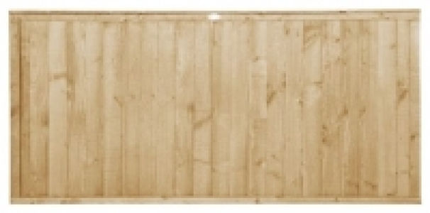 Forest Garden Pressure Treated Closeboard Fence Panel - 6 x