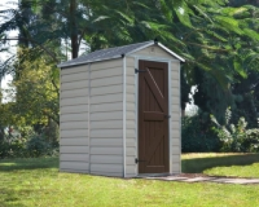 Palram Canopia Skylight 4 x 6ft Plastic Apex Shed - Tan
