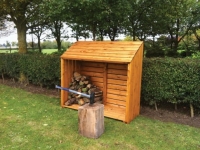 Wickes  Shire 5 x 2ft Large Overlap Timber Dip Treated Log Store
