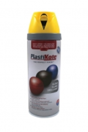 Plastikote Multi-surface Spray Paint - Gloss Yellow 400ml