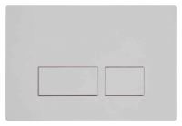 Wickes  Abacus Flush Plate For Bathrooms - White