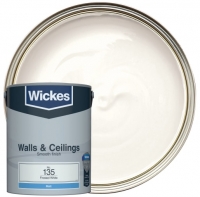 Wickes  Wickes Frosted White - No. 135 Vinyl Matt Emulsion Paint - 5