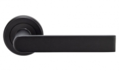 Serozzetta Edge Lever on Concealed Fix Round Rose Door Handl