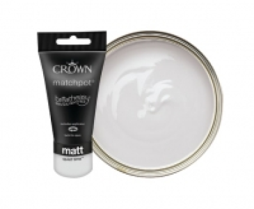 Crown Matt Emulsion Paint - Quiet Time Tester Pot - 40ml
