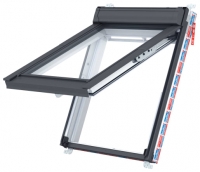 Wickes  Keylite Top Hung Double Glazed White Timber Fire Escape Roof