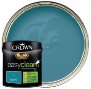 Crown Easyclean Matt Emulsion Paint - Teal - 2.5L