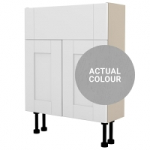 Wickes  Duarti By Calypso Highwood 600mm Slimline 2 Door Vanity Unit