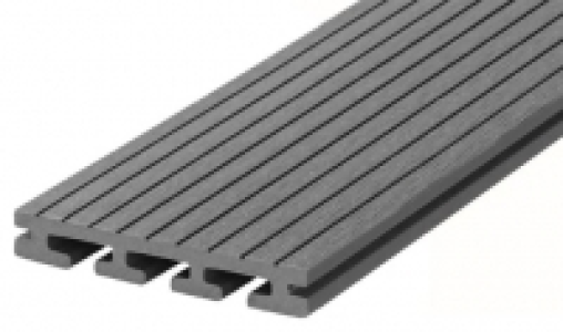 Wickes  Eva-Tech Xavia Grey Composite I-Series Deck Board - 23 x 137