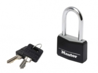 Wickes  Master Lock 9140EURDBLKLF Body Long Shackle Padlock -Black A