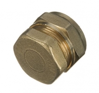 Wickes  Primaflow Compression Stop End 15mm 50 Pack