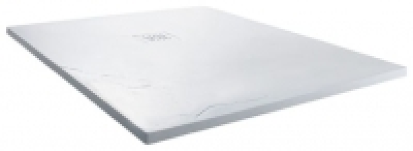 Wickes 35mm White Textured Rectangular Shower Tray - 1200 x