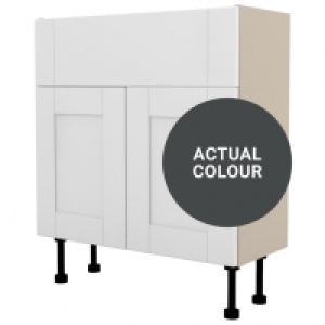 Wickes  Duarti By Calypso Highwood 700mm Full Depth 2 Door Vanity Un