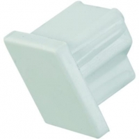 Wickes  Wickes Mini Trunking End Cap - White 16 x 16mm Pack of 5