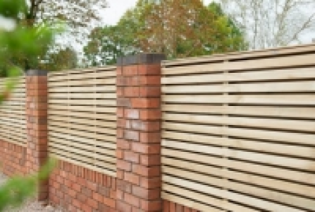 Forest Garden Double Slatted Fence Panel 1800 x 910mm 6 x 3f